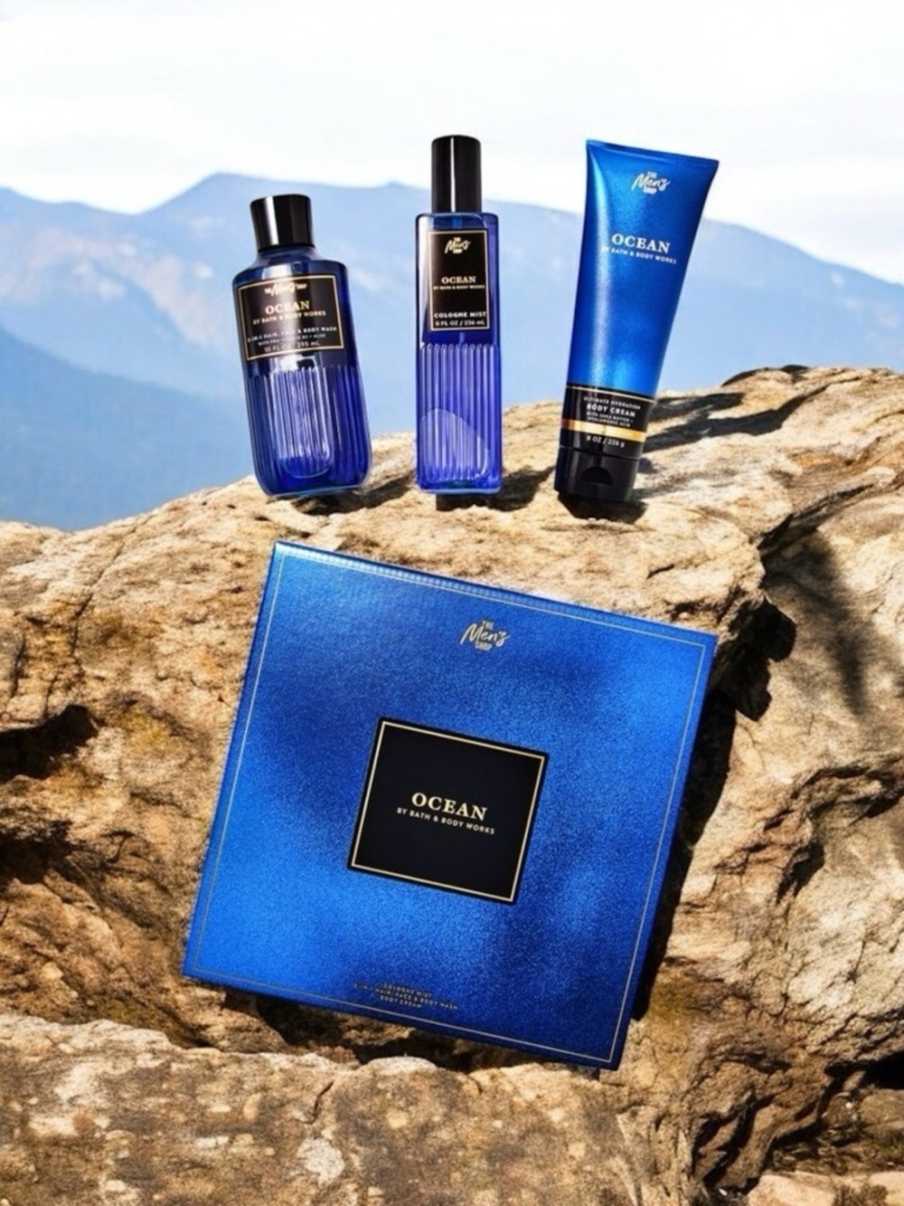 Bath & Body Works Men’s Ocean Body Care Gift Box Set NWT